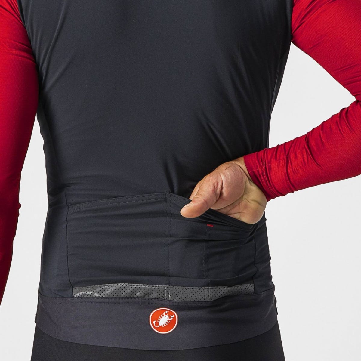 Castelli Perfetto Rossa Corsa Men's Vest Light Black