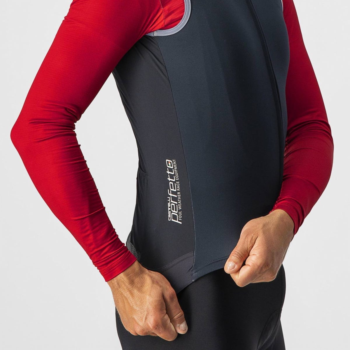 Castelli Perfetto Rossa Corsa Men's Vest Light Black