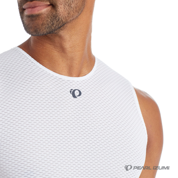 Pearl Izumi Transfer Mesh Sleeveless Baselayer White