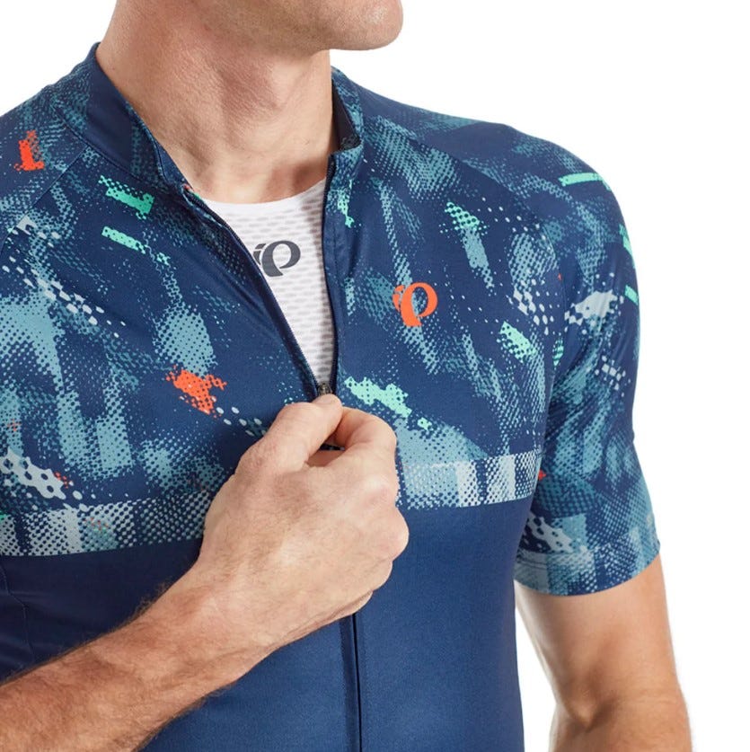 Pearl Izumi Attack Short Sleeve Jersey Navy Disrupt