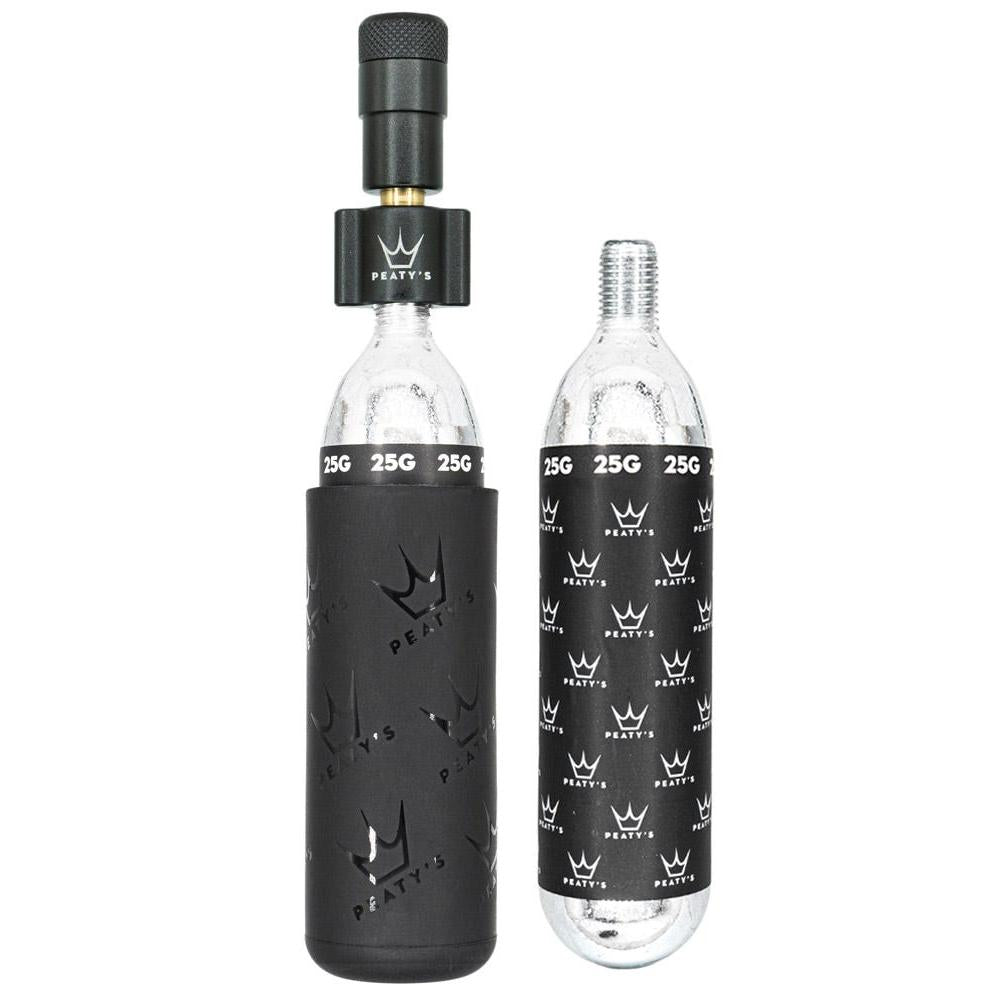 Peaty's Holeshot CO2 Inflator Kit MTB 25g Black
