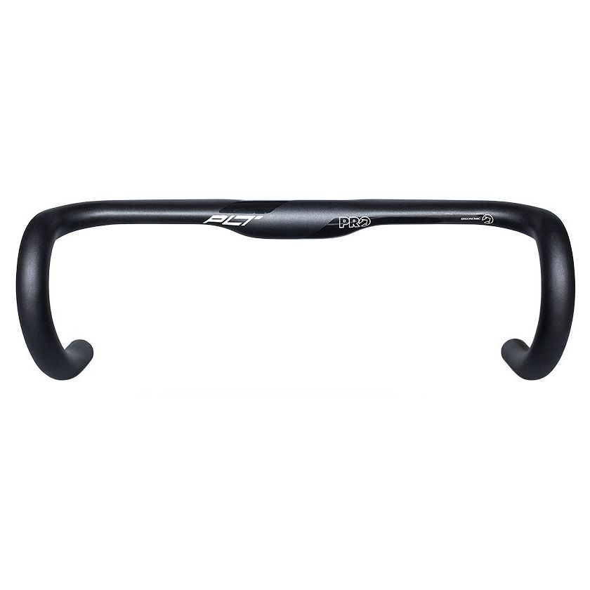 PRO PLT Compact Ergo Road Handlebars 40cm x 31.8mm Black