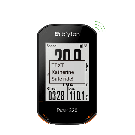 Bryton Rider 320E Bike Computer Bundle