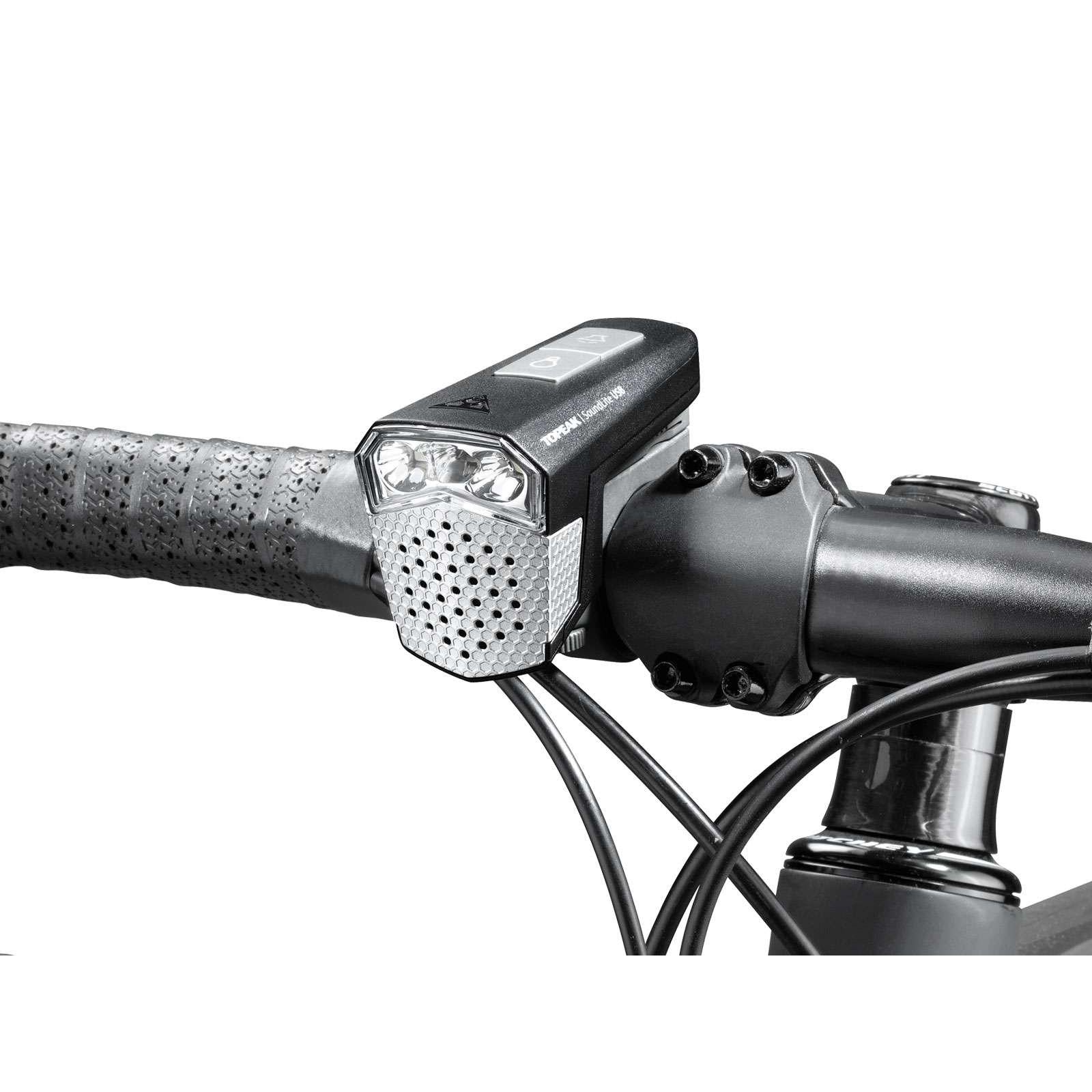 Topeak Soundlite 70 Lumens USB Front Light with Wireless Control