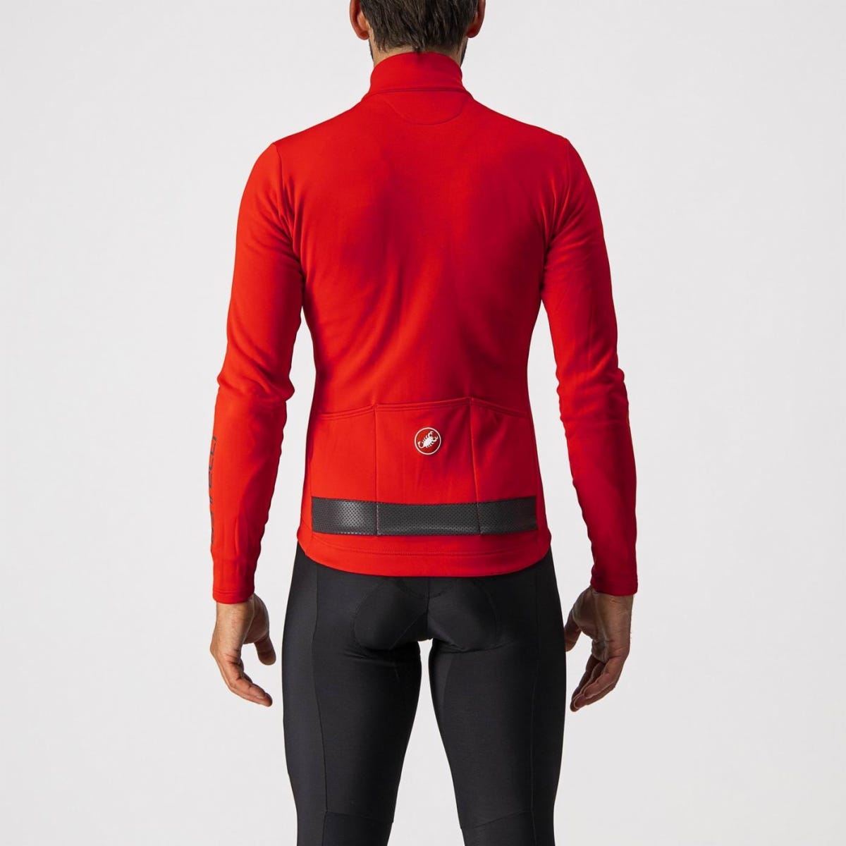 Castelli Puro 3 LS Jersey Red/Black Reflex