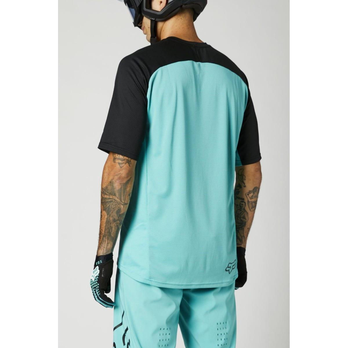 FOX Defend Short Sleeve Jersey Teal