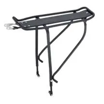 Adjustable Alloy 26-29 Disc Rear Rack 10mm Black