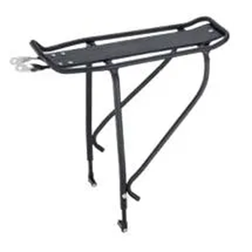 Adjustable Alloy 26-29 Disc Rear Rack 10mm Black