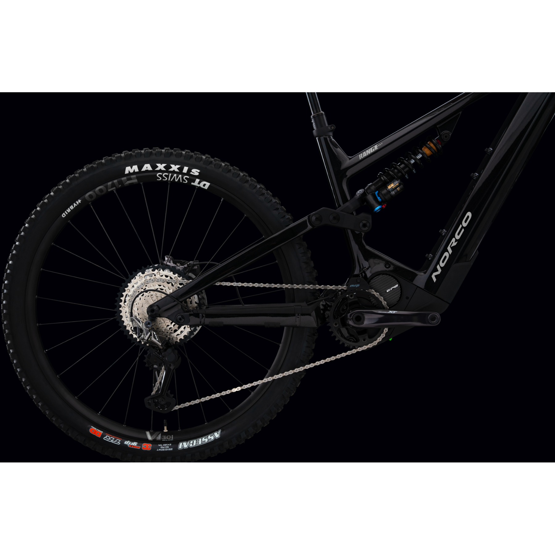 Norco Range VLT C1 Electric Enduro Bike Black