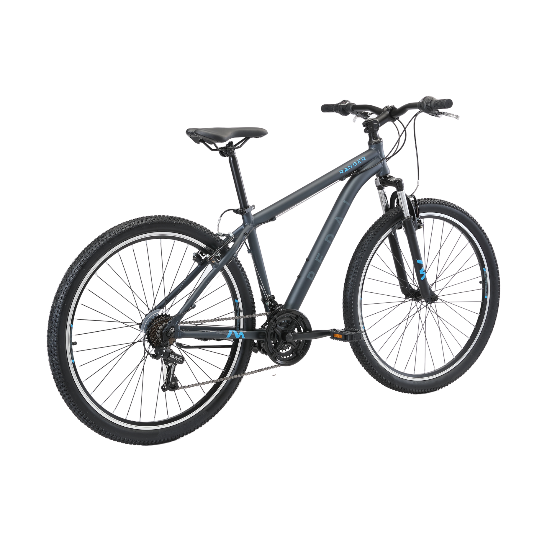 Pedal Ranger 3 Mountain Bike Black/Blue