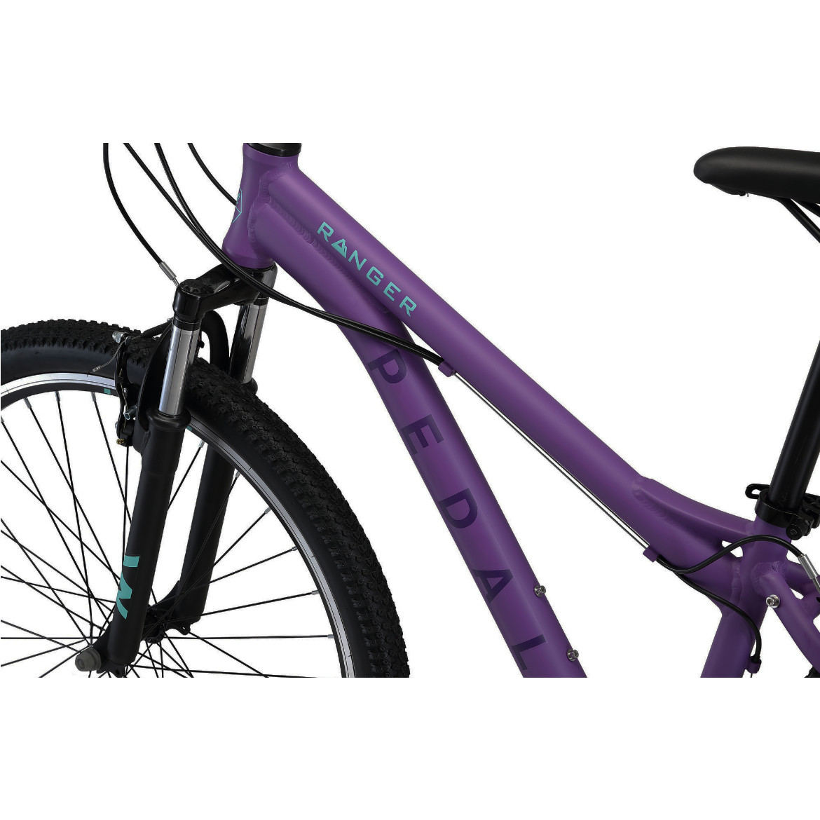Pedal Ranger 3 Mountain Bike Lilac/Teal