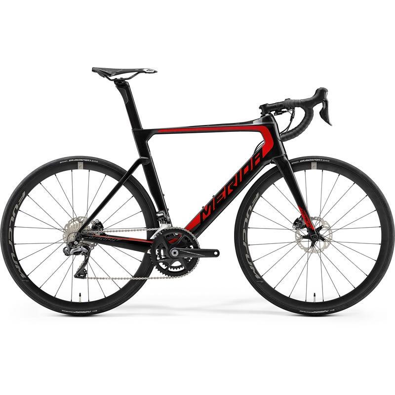 Merida Reacto Disc 7000-E Road Bike Glossy Carbon UD Red