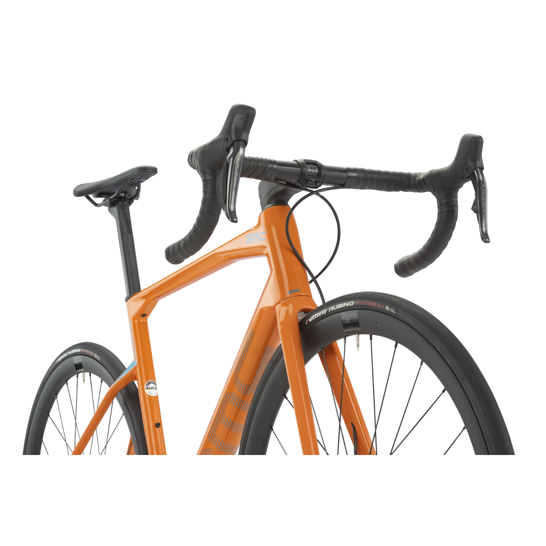 BMC Roadmachine ONE Road Bike Orange/Petrol