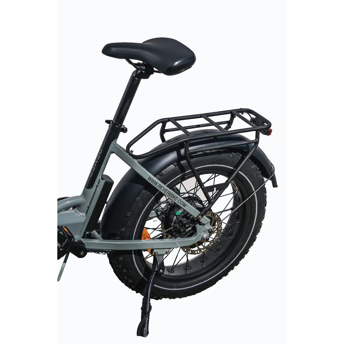 Rever Turbo Folding Fat Wheel Electric Bike Grey