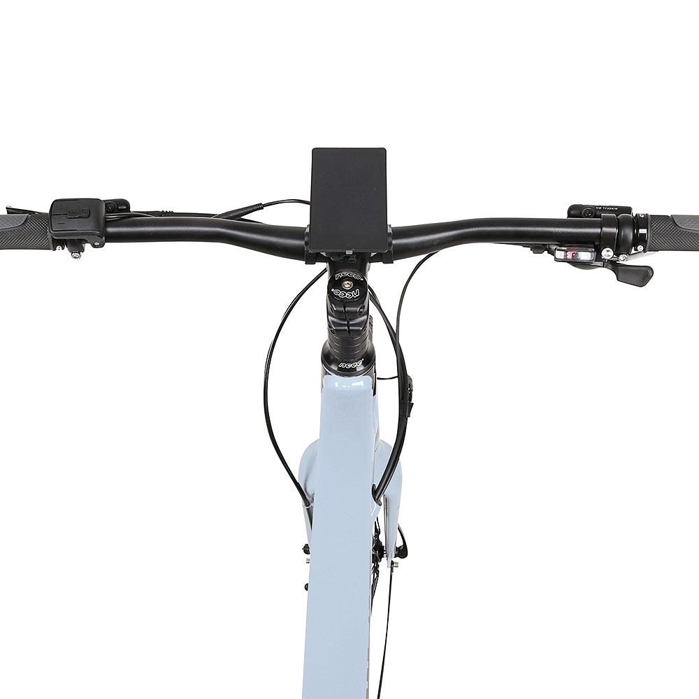 Rever Urban Women's Step Through Electric Bike White/Silver