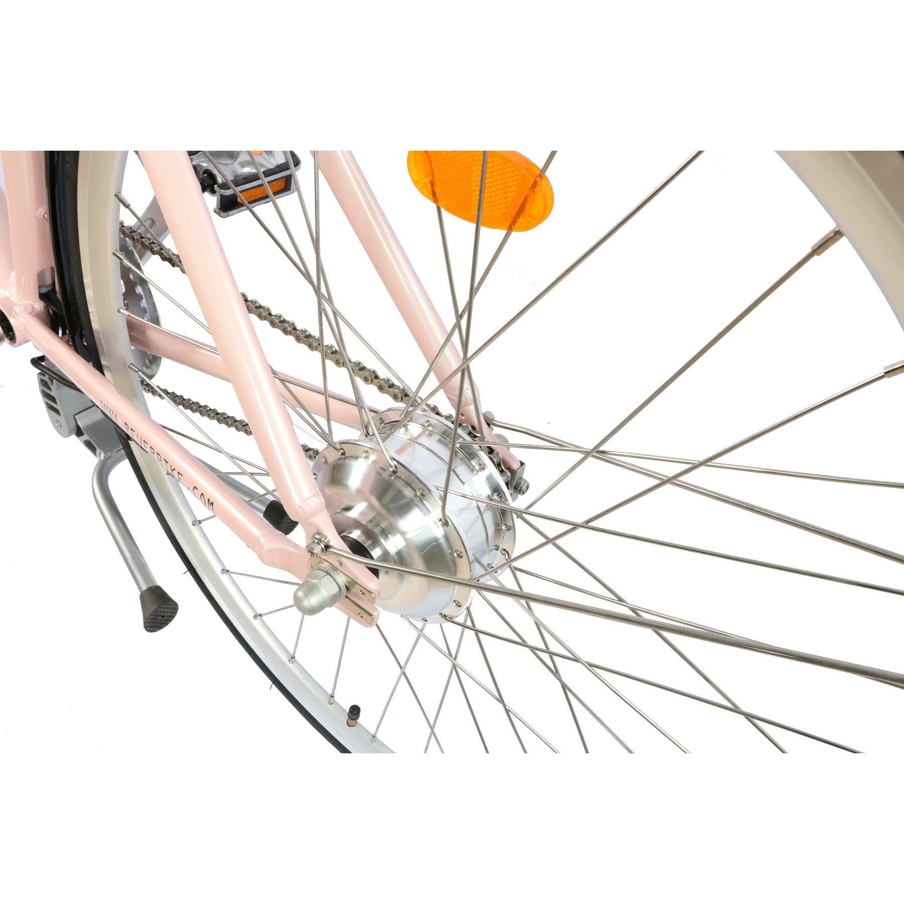 Rever Vintage Womens Electric Bike Pink