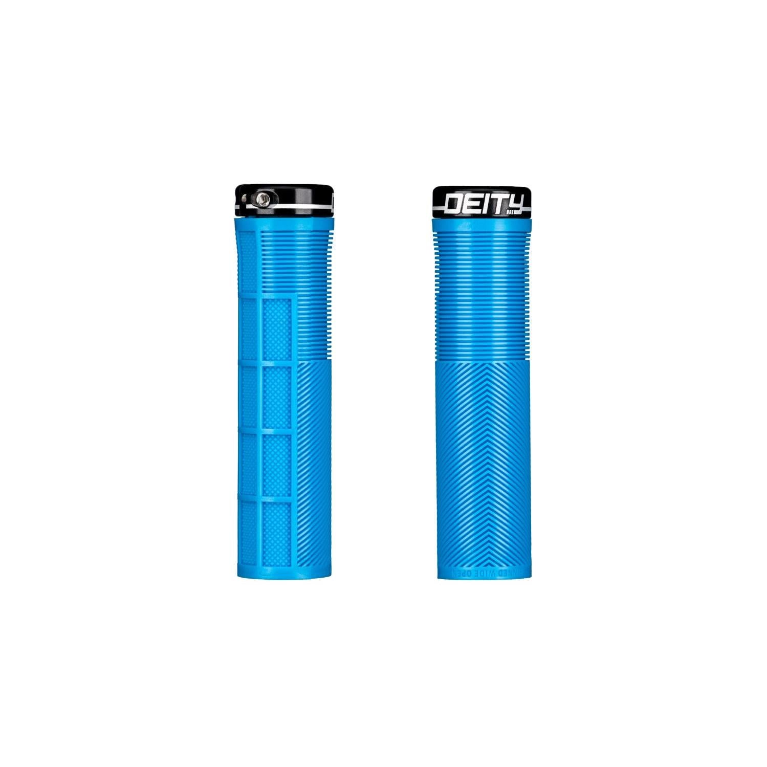 Deity Knuckleduster Lock On Grips Blue