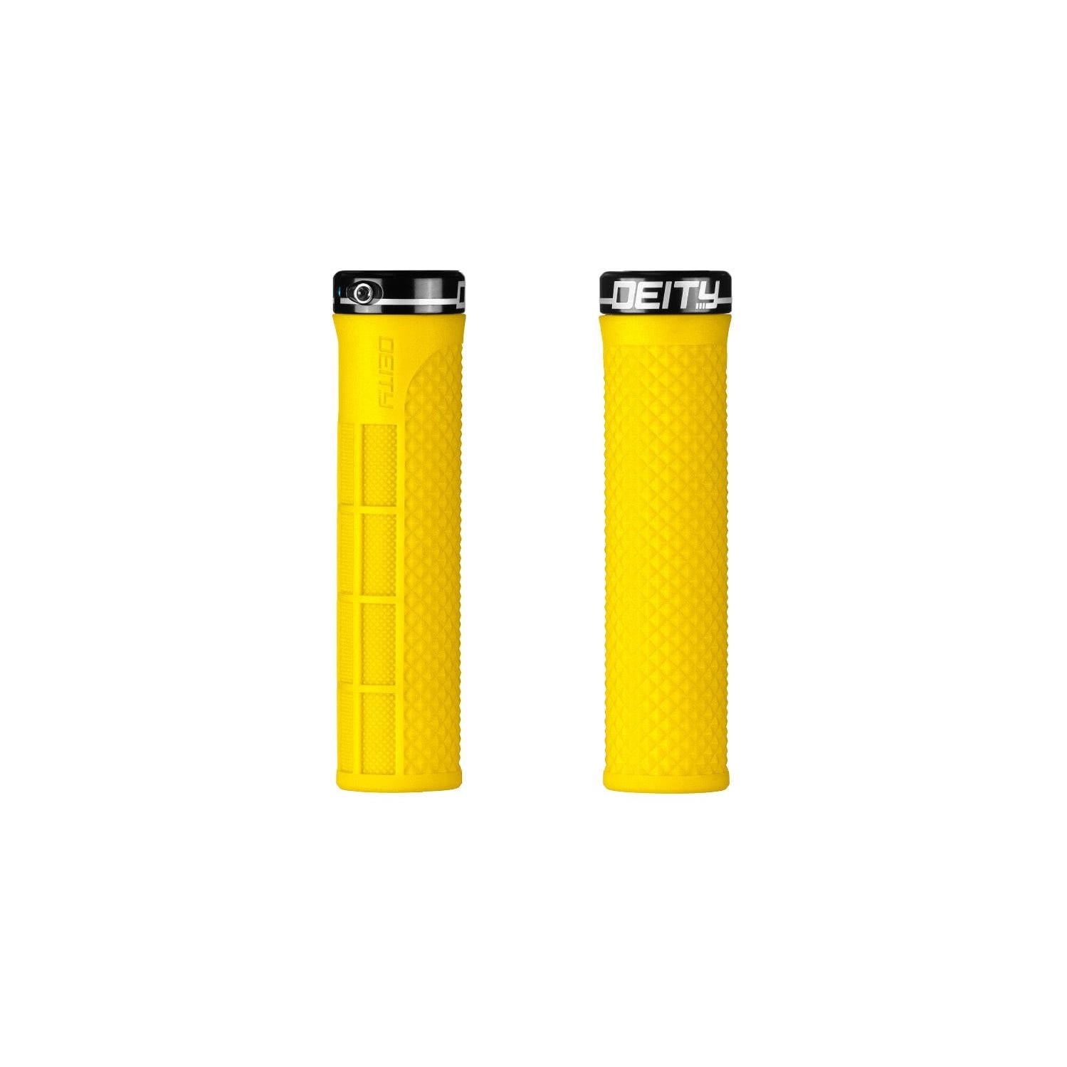 Deity Lockjaw Grips Yellow Limited Edition