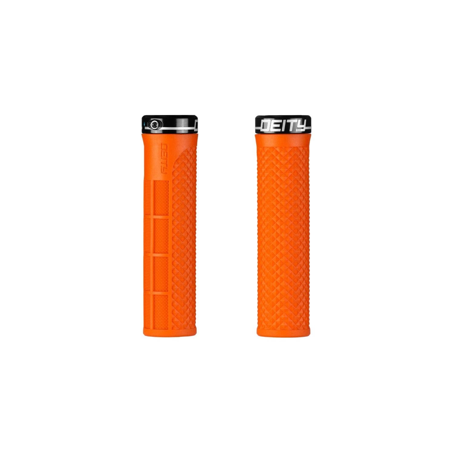 Deity Lockjaw Grips Orange