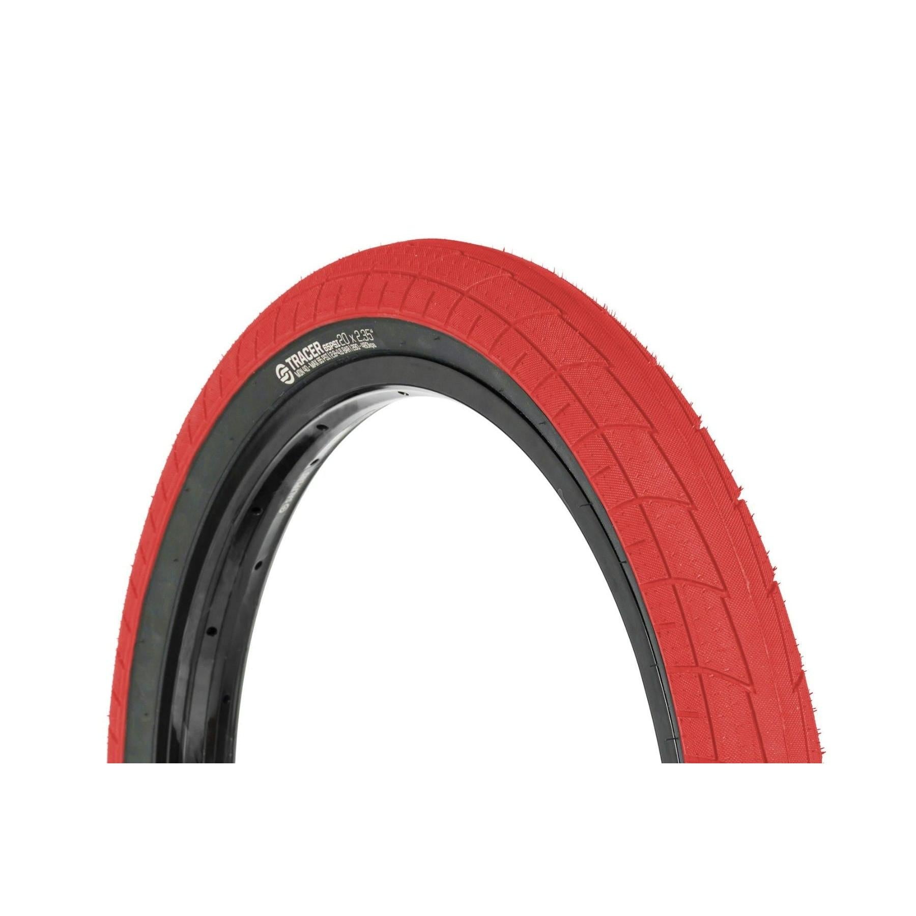 Salt Tracer 16x2.2'' BMX Tyre Red/Blackwall