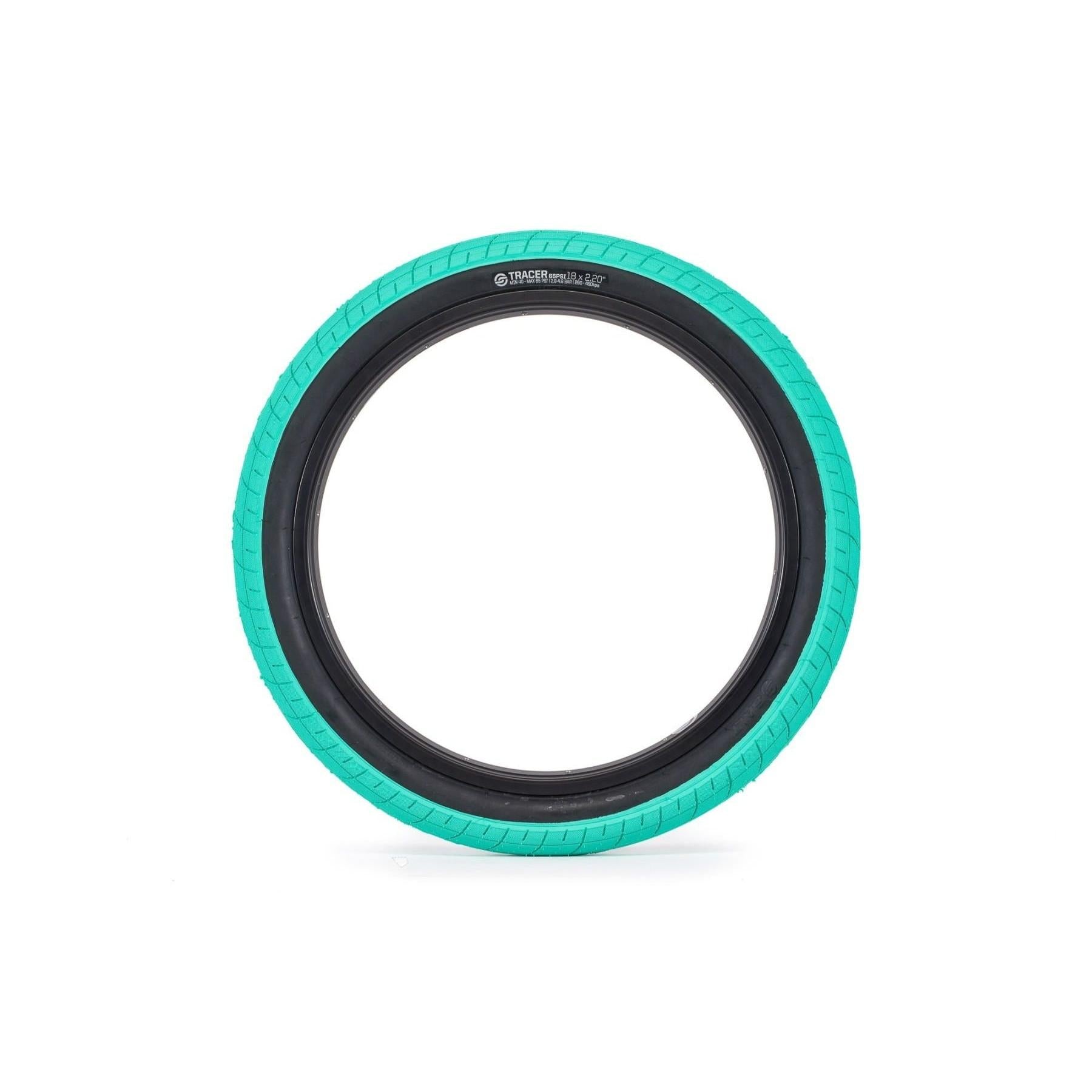 Salt Tracer BMX Tyre 16 X 2.20'' Teal/ Black Wall