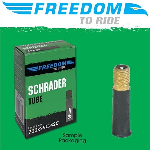 Freedom To Ride Schrader Valve Tube 12.5 x 2-1/4 48mm