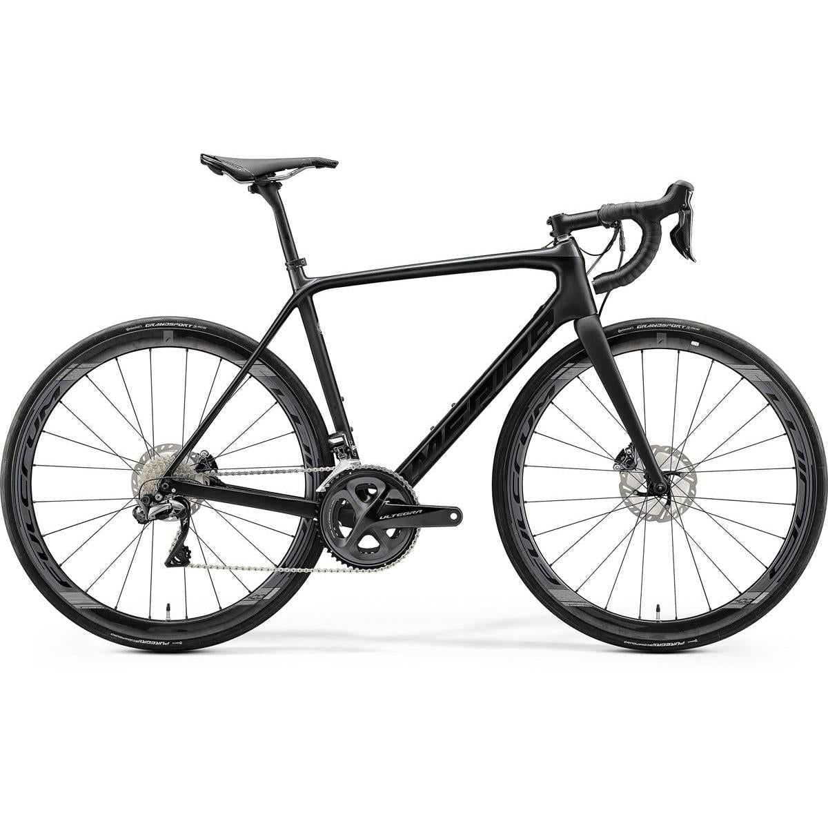 Merida Scultura Disc 8000 E Road Bike Matt Black/Glossy Anthracite (2020)