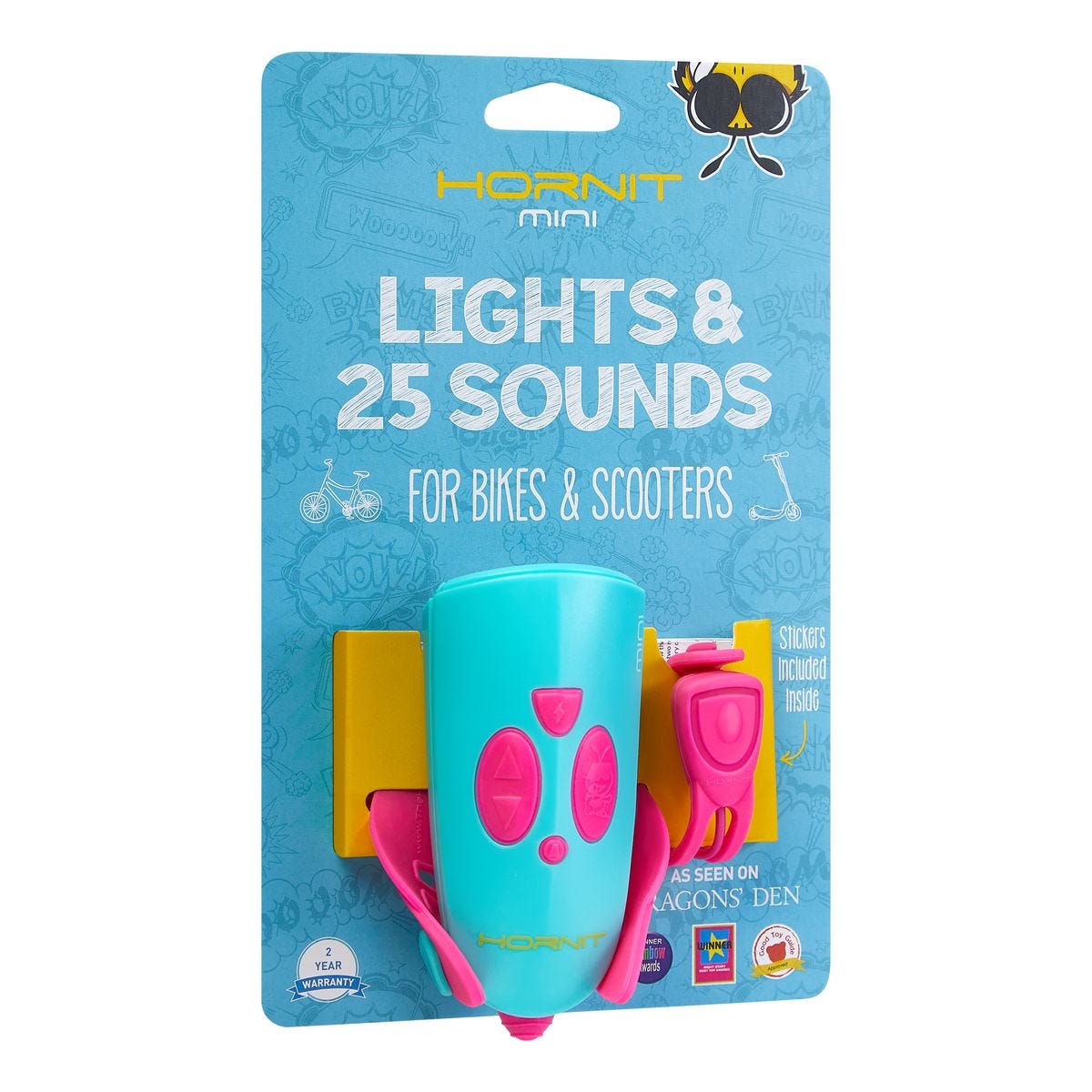Hornit Mini Horn Pink/Turquoise