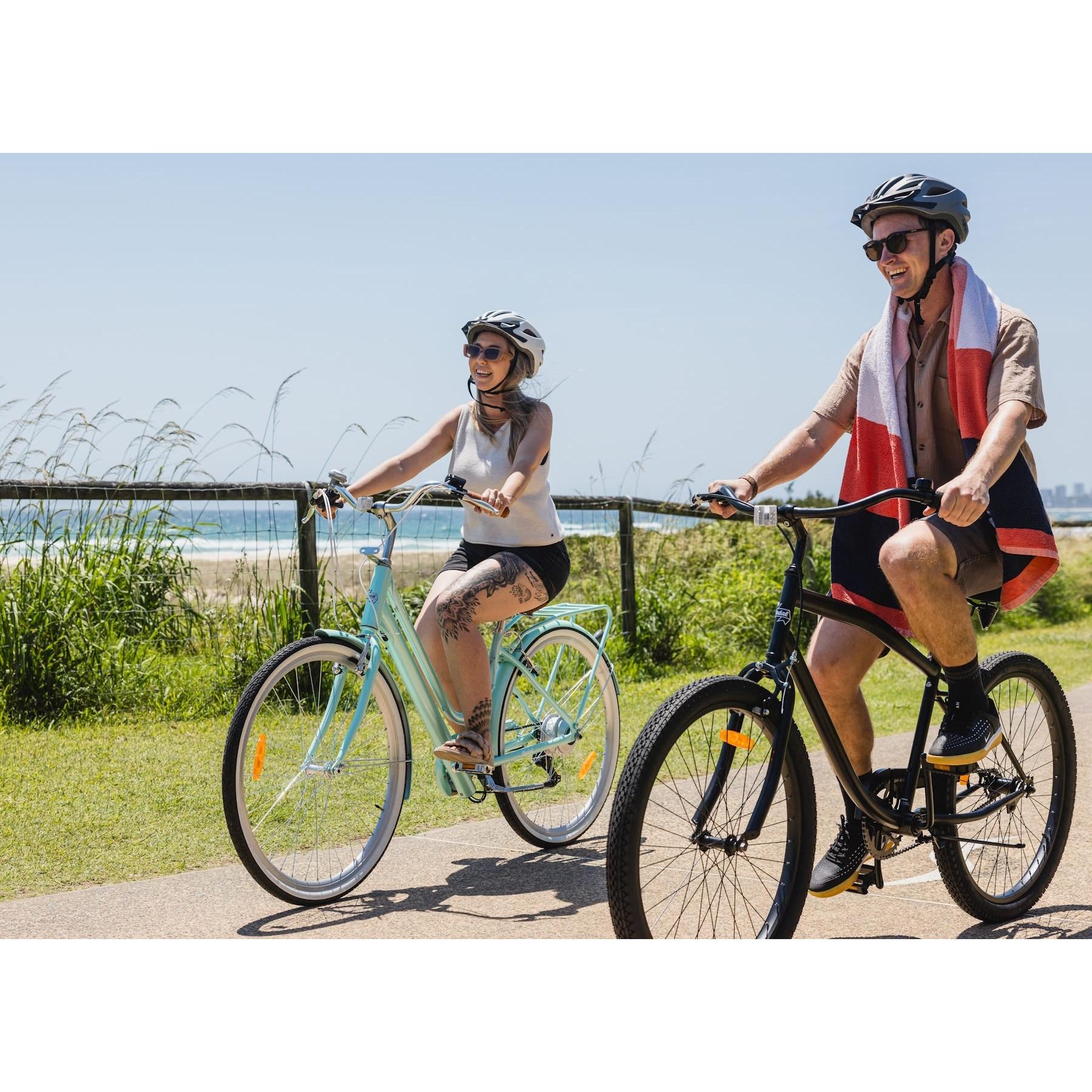 Pedal Copacabana Cruiser Bike Matt Black