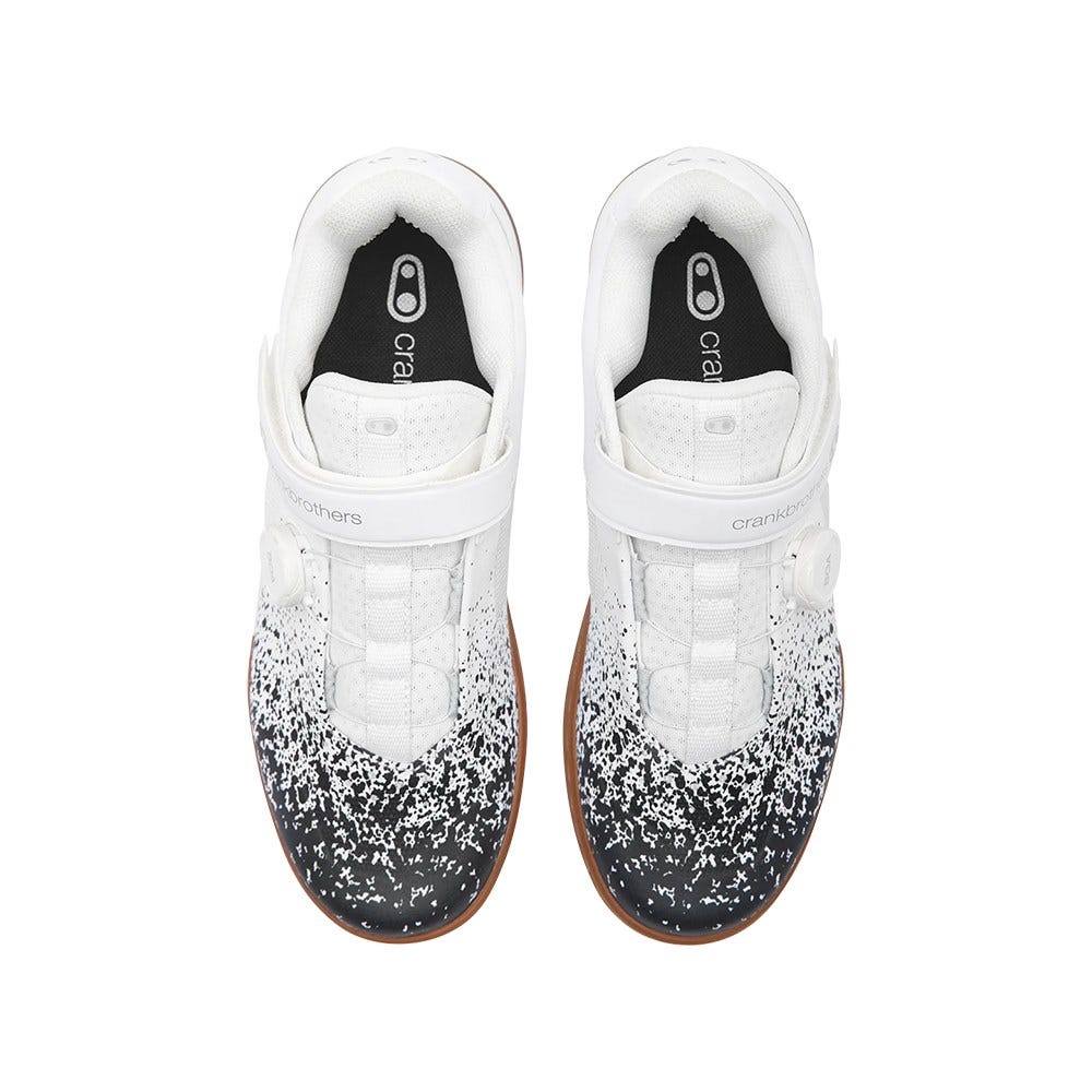 Crankbrothers Mallet BOA Clip-In MTB Shoes White/Black Splatter
