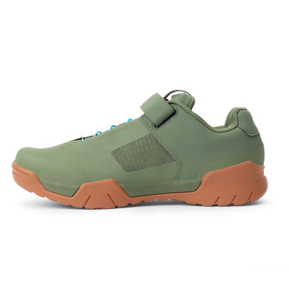 Crankbrothers Mallet E Speedlace Clip-In MTB Shoes Green/Gum