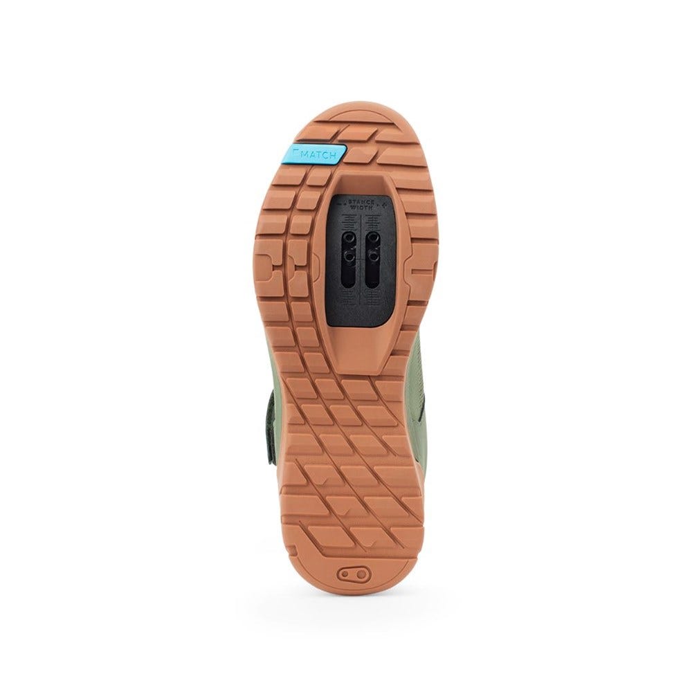 Crankbrothers Mallet E Speedlace Clip-In MTB Shoes Green/Gum