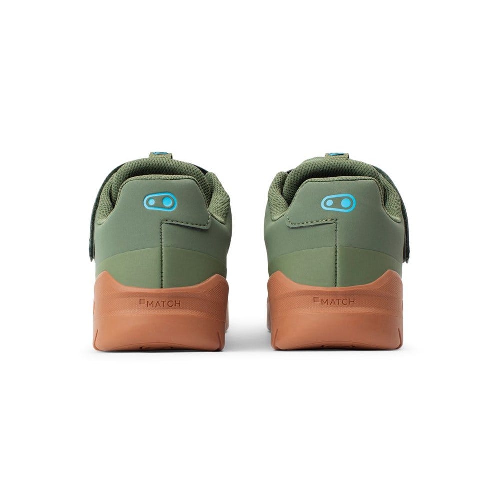 Crankbrothers Mallet E Speedlace Clip-In MTB Shoes Green/Gum