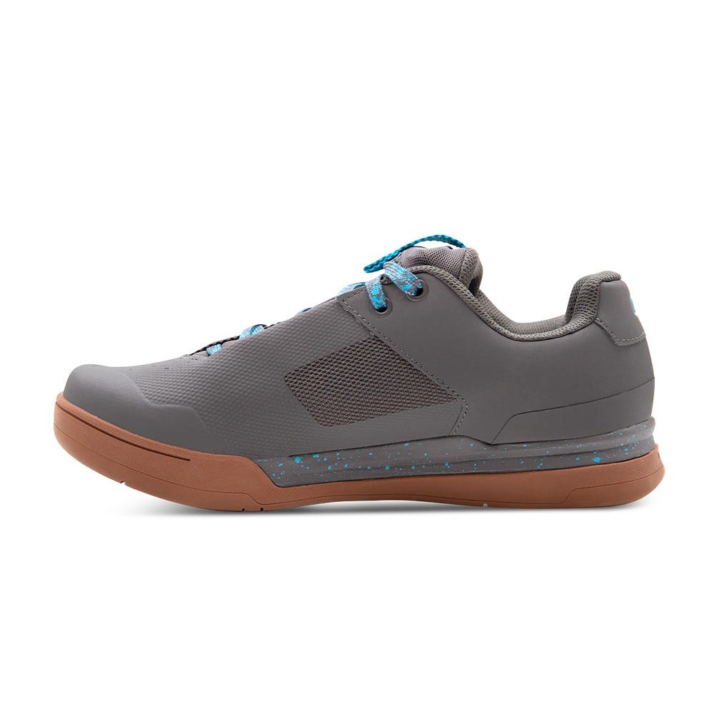 Crankbrothers Mallet Lace Clip-In MTB Shoes Grey/Blue Splatter