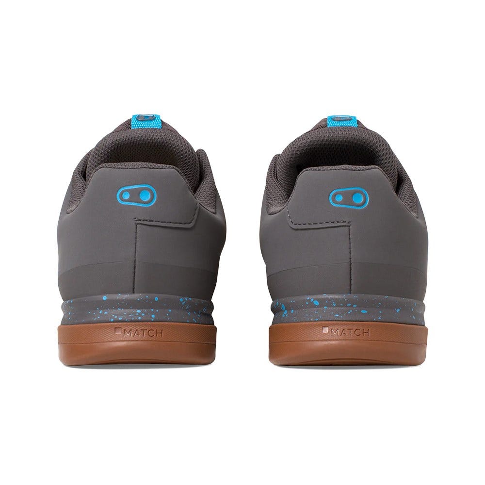 Crankbrothers Mallet Lace Clip-In MTB Shoes Grey/Blue Splatter