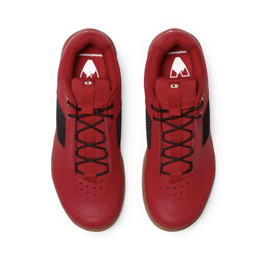 Crankbrothers Mallet Lace Clip-In MTB Shoes Red/Pump For Peace