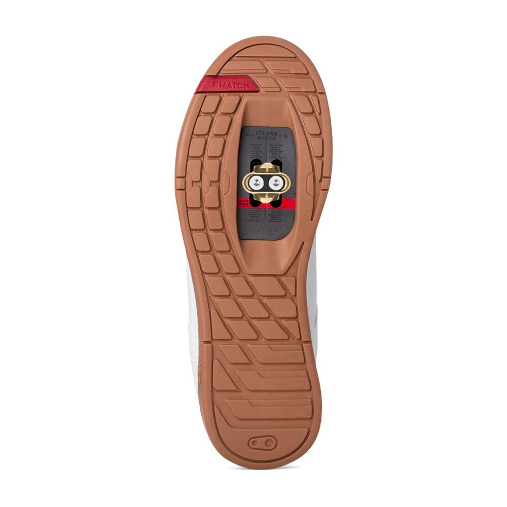 Crankbrothers Mallet Lace Clip-In MTB Shoes White/Red Splatter