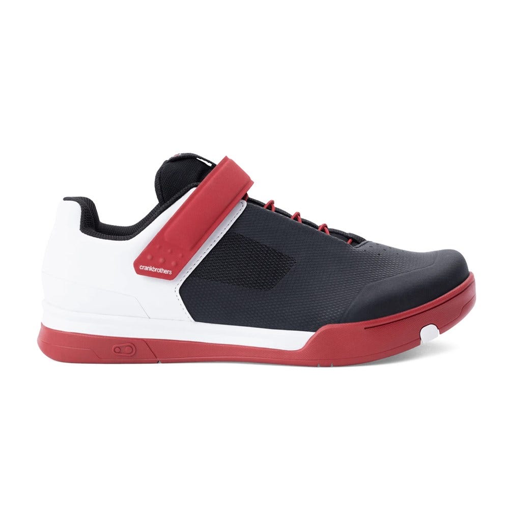 Crankbrothers Mallet Speedlace Clip-In MTB Shoes Classics Edition Black/White/Red