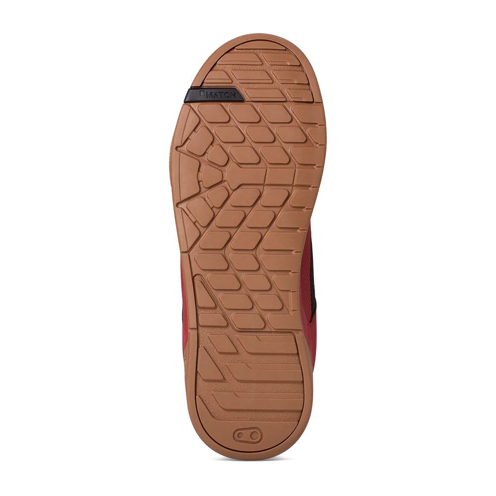 Crankbrothers Stamp Lace Flat MTB Shoes Red/Pump For Peace
