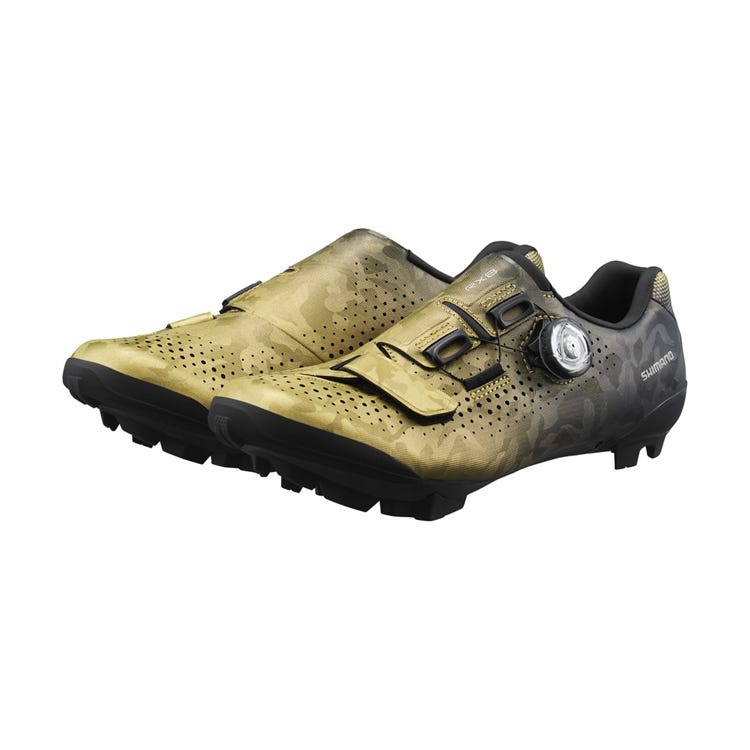 Shimano RX800 Women's Gravel Shoes Gold Camo