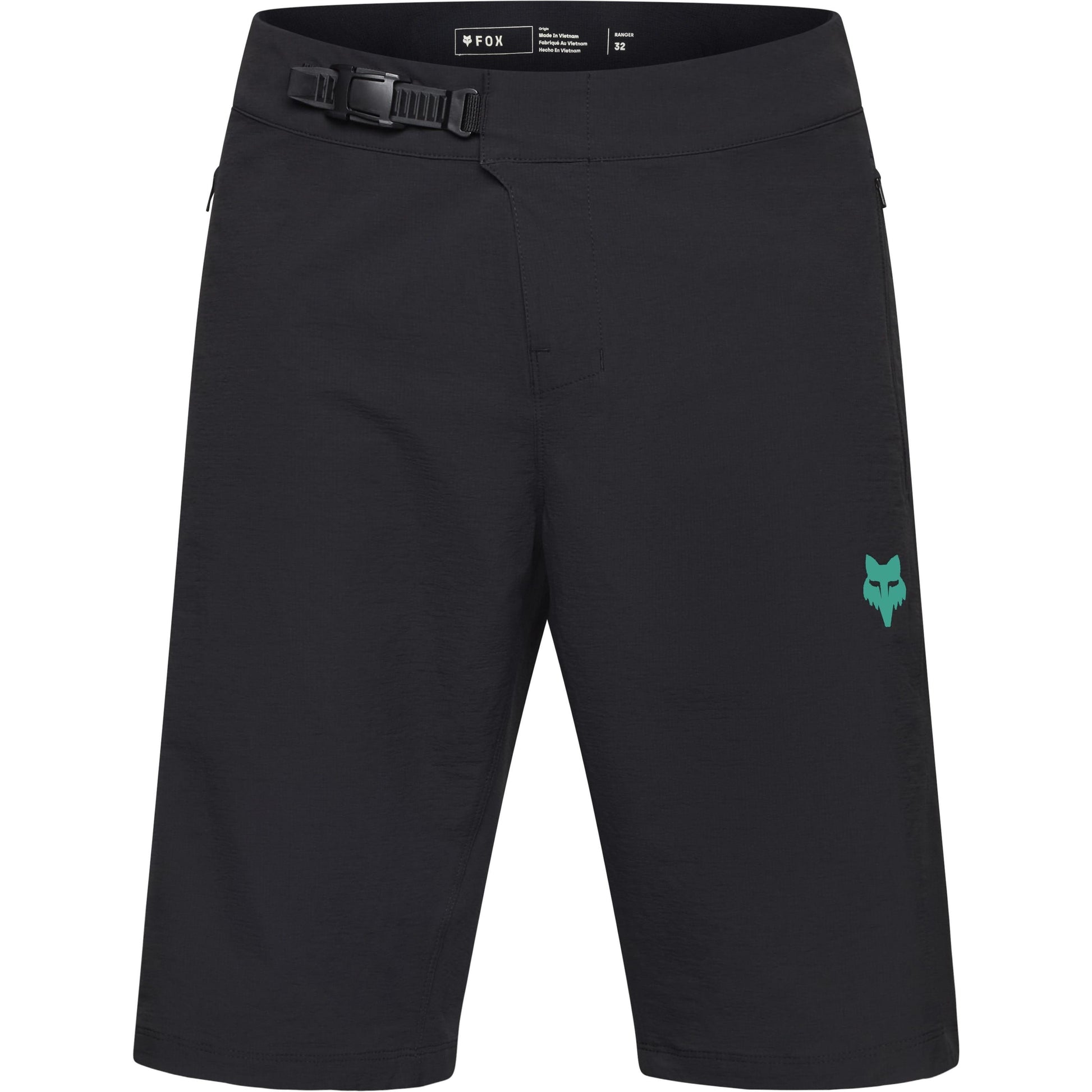 Fox Ranger Shorts w/ Liner Black/Aqua 2025 – 99 Bikes