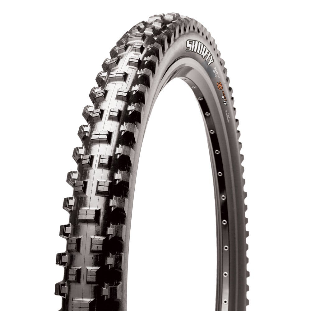 Maxxis Shorty Folding MTB Tyre WT DH 3C MaxxGrip TR 27.5 X 2.5'' Black