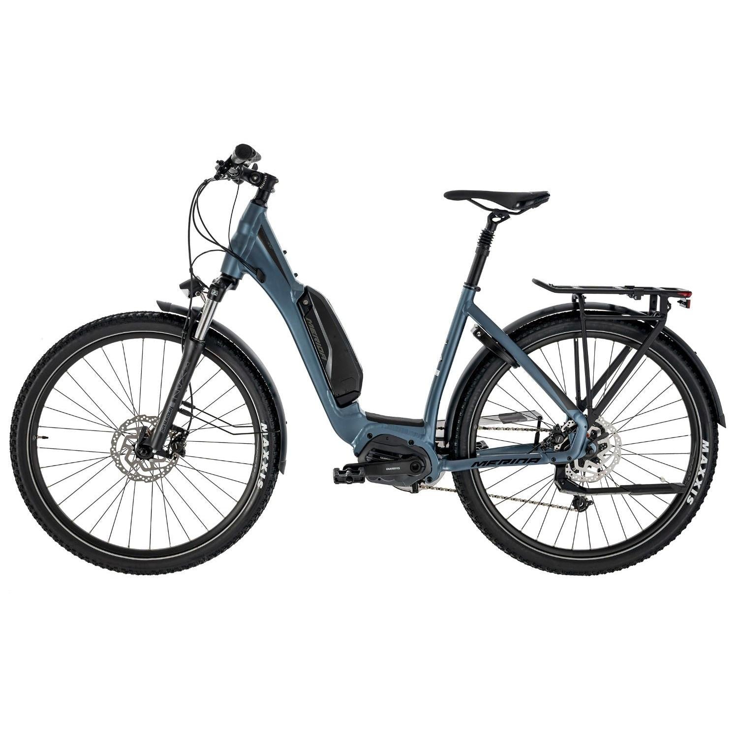 Merida eSpresso CC 400 SE EQ 504Wh Electric Hybrid Bike Silk Blue Steel/Black