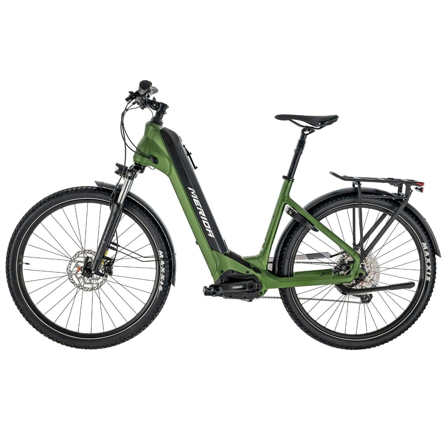 Merida eSpresso CC 400 EQ 630Wh Electric Hybrid Bike Matt Fog Green/Black