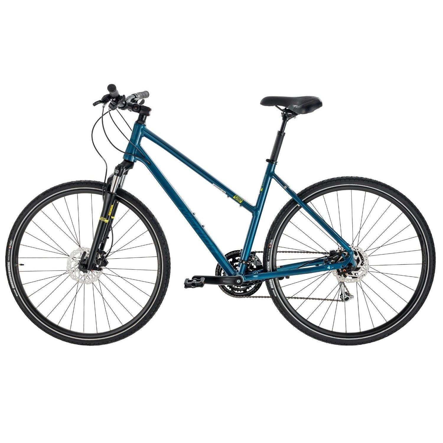 Merida Crossway 100 Hybrid Bike Teal/Silver