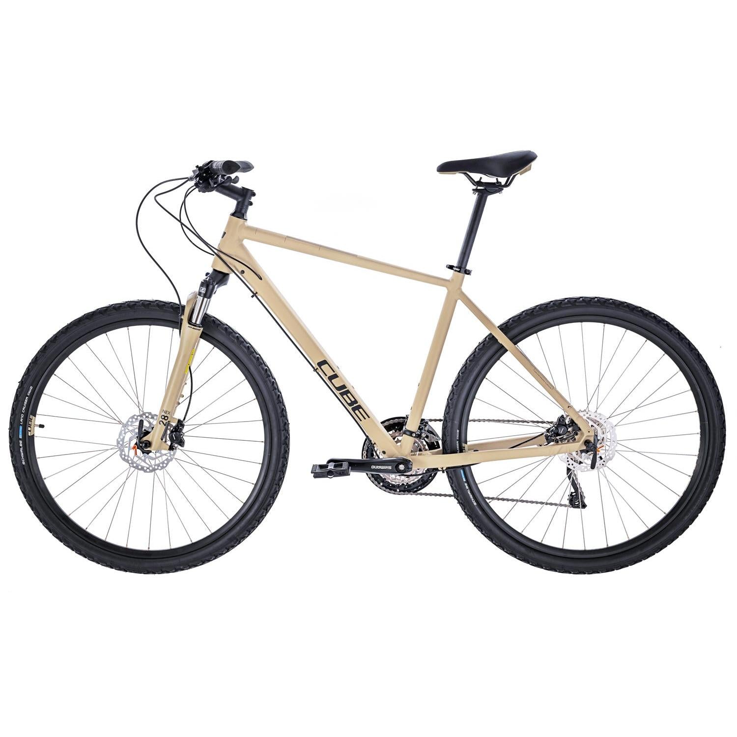 Cube Nature Pro Hybrid Bike Desert Black