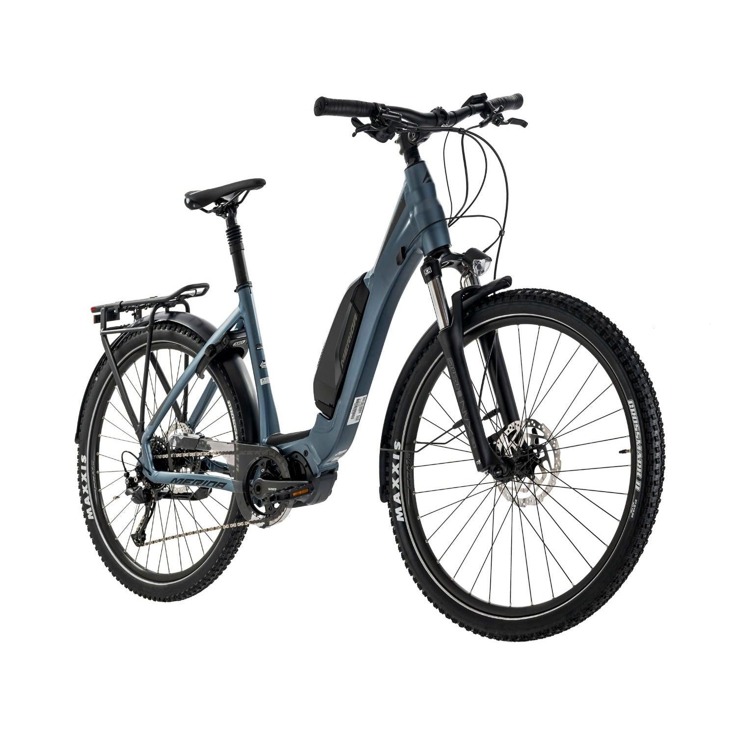 Merida eSpresso CC 400 SE EQ 504Wh Electric Hybrid Bike Silk Blue Steel/Black