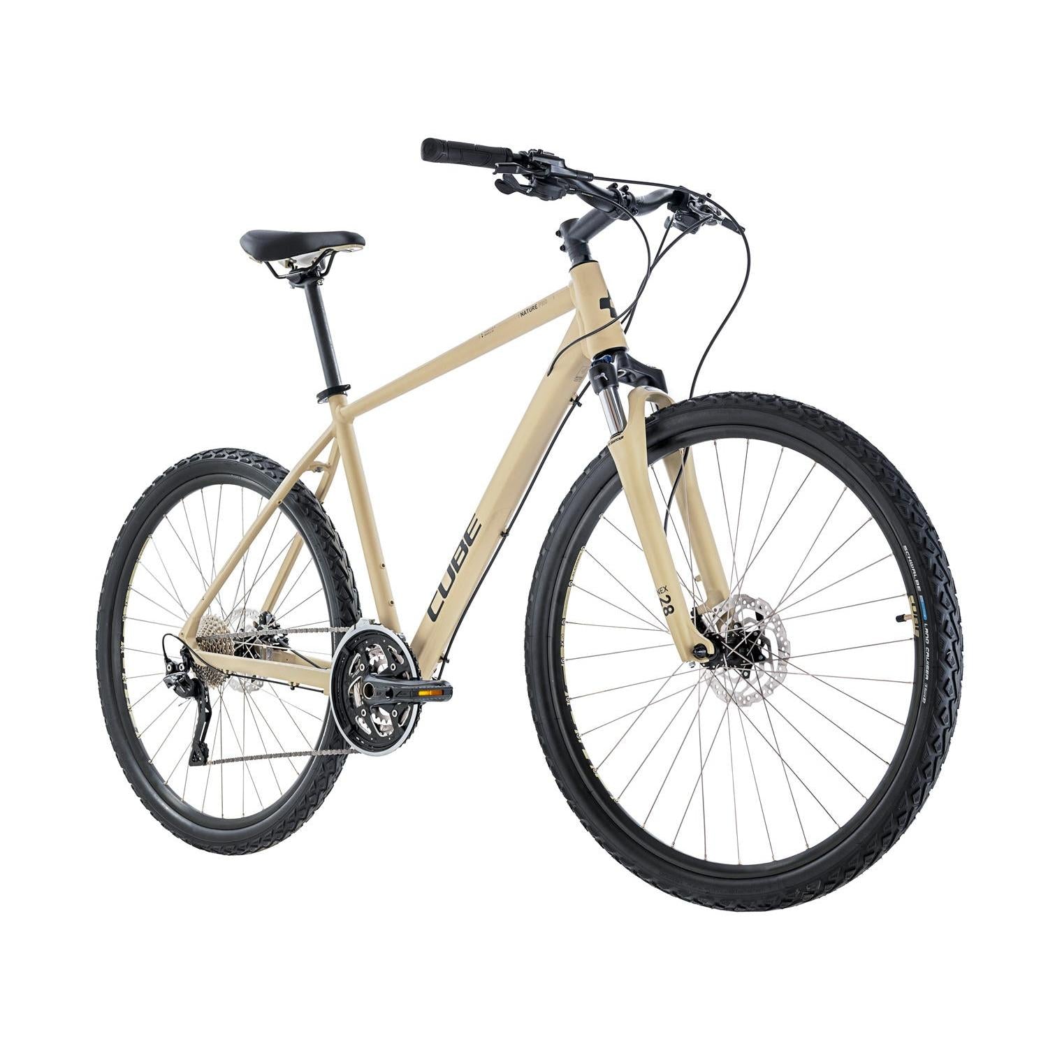 Cube Nature Pro Hybrid Bike Desert Black
