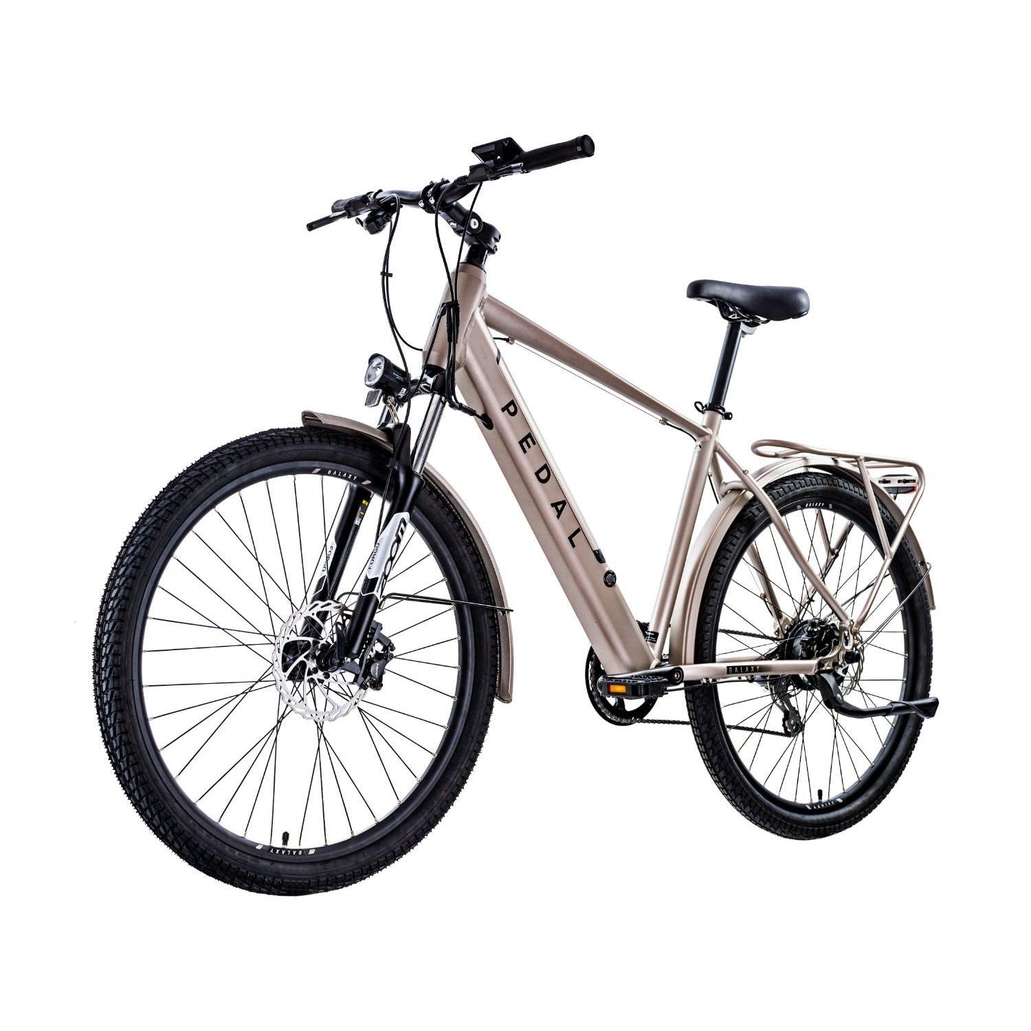 Pedal Galaxy Electric Hybrid Bike Silver