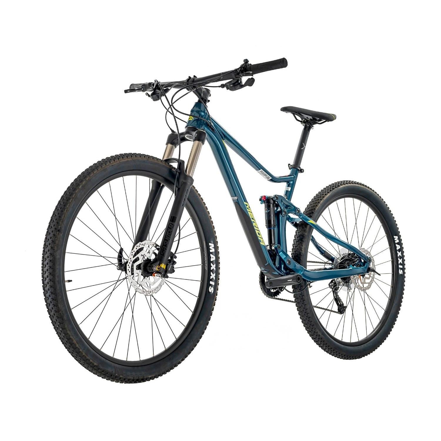 Merida One-Twenty RC 300 Dual Suspension Mountain Bike Teal-Blue/Lime